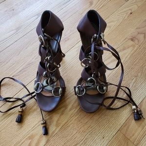Gucci Shoes - Gucci Lace-up Heels Gucci Shoes - Gucci Lace-up Heels